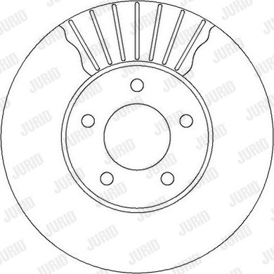 Jurid 562292J - Тормозной диск autospares.lv