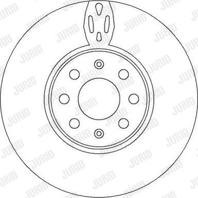 Jurid 562297J - Тормозной диск autospares.lv