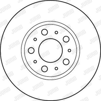 Jurid 562244J - Тормозной диск autospares.lv