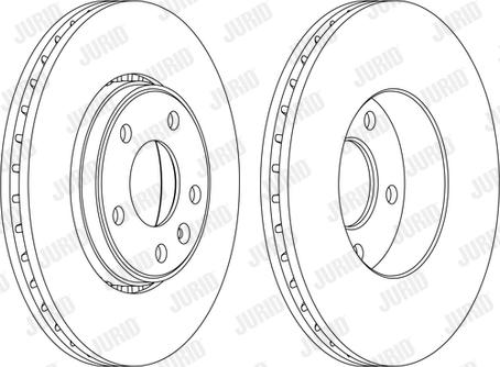 Jurid 562241J - Тормозной диск autospares.lv