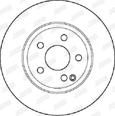 Jurid 562243J - Тормозной диск autospares.lv