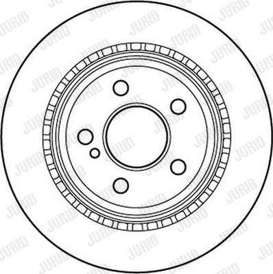 Jurid 562242JC-1 - Тормозной диск autospares.lv