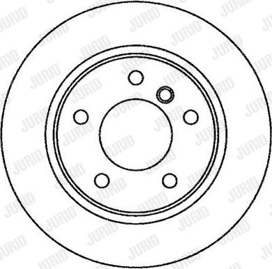 Jurid 562259JC - Тормозной диск autospares.lv