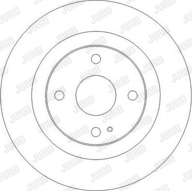 Jurid 562255J-1 - Тормозной диск autospares.lv