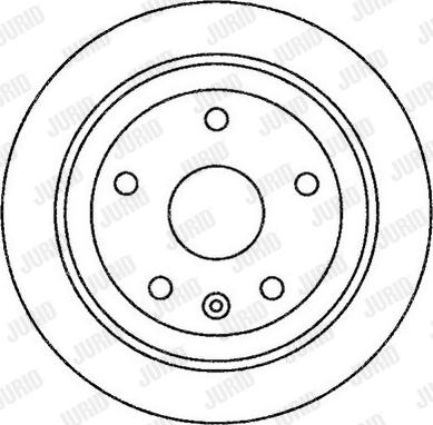 Jurid 562256JC - Тормозной диск autospares.lv