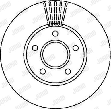 Jurid 562251JC - Тормозной диск autospares.lv