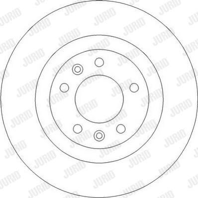 Jurid 562253JC-1 - Тормозной диск autospares.lv