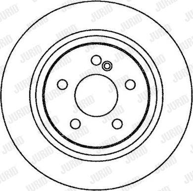 Jurid 562257J - Тормозной диск autospares.lv