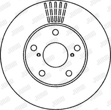 Jurid 562269J - Тормозной диск autospares.lv