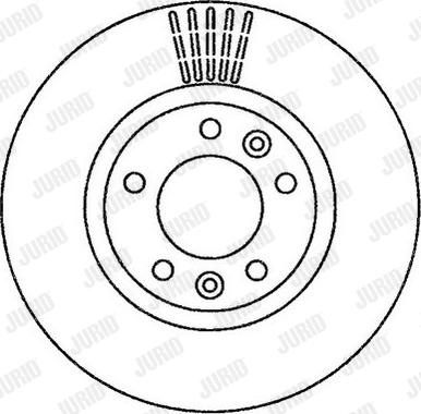 Jurid 562266J - Тормозной диск autospares.lv