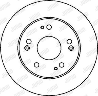 Jurid 562260JC - Тормозной диск autospares.lv