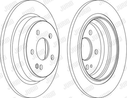 Jurid 562263JC-1 - Тормозной диск autospares.lv