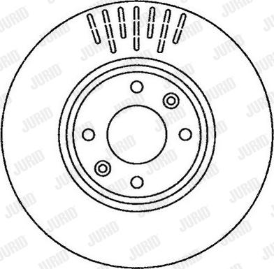 Jurid 562267JC - Тормозной диск autospares.lv