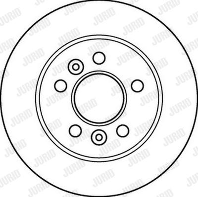 Jurid 562204J - Тормозной диск autospares.lv