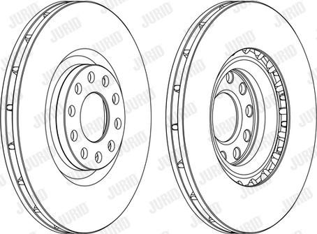 Jurid 562205JC - Тормозной диск autospares.lv