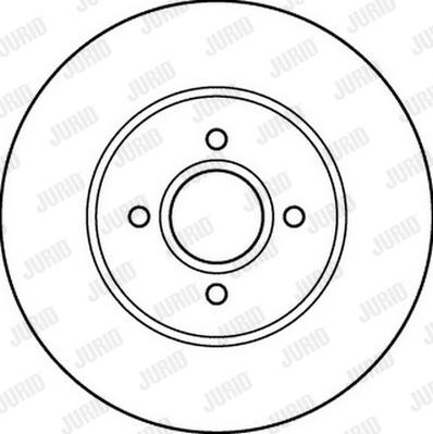 Jurid 562206JC-1 - Тормозной диск autospares.lv