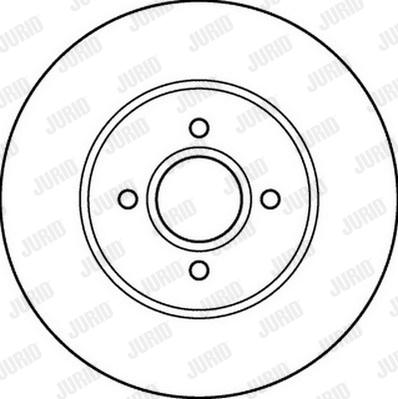 Jurid 562206JC - Тормозной диск autospares.lv