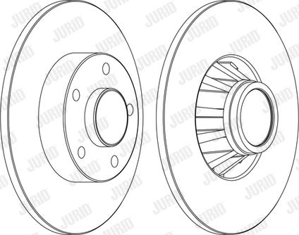 Jurid 562211JC - Тормозной диск autospares.lv