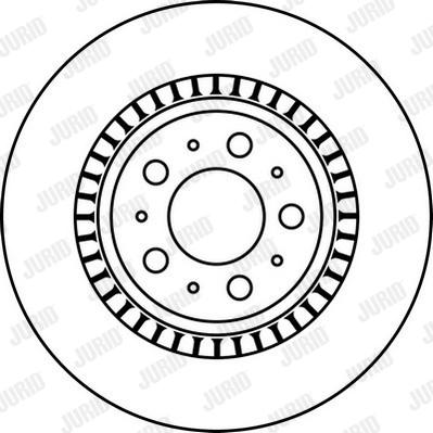 Jurid 562218J - Тормозной диск autospares.lv