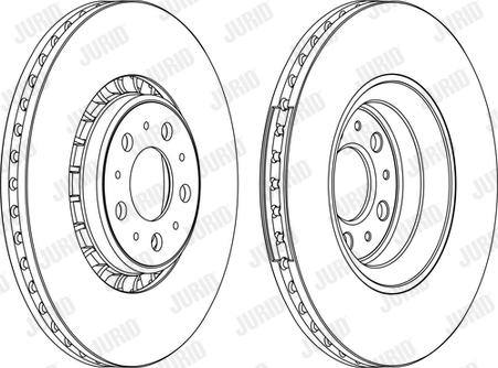 Jurid 562217J - Тормозной диск autospares.lv