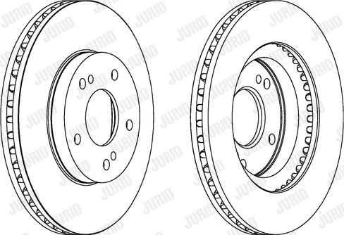 Jurid 562281J - Тормозной диск autospares.lv