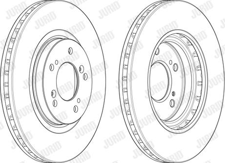 Jurid 562283J - Тормозной диск autospares.lv