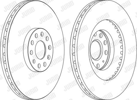 Jurid 562239J - Тормозной диск autospares.lv