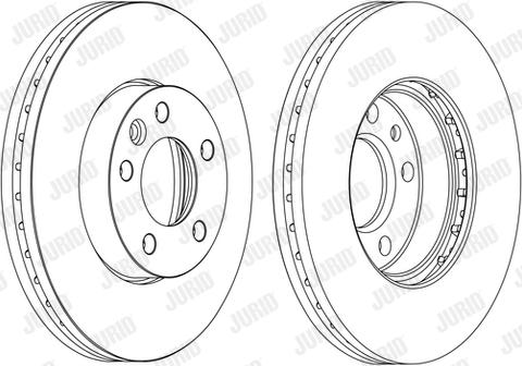 Jurid 562234J - Тормозной диск autospares.lv