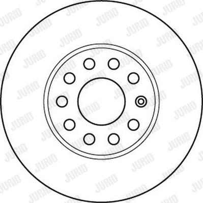 Jurid 562235J - Тормозной диск autospares.lv