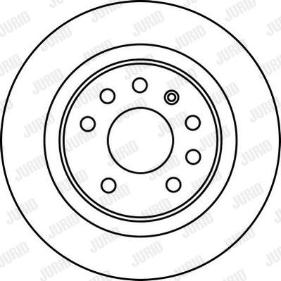 Jurid 562229J - Тормозной диск autospares.lv