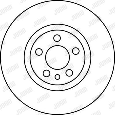 Jurid 562224JC-1 - Тормозной диск autospares.lv