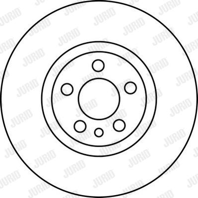 Jurid 562224J - Тормозной диск autospares.lv