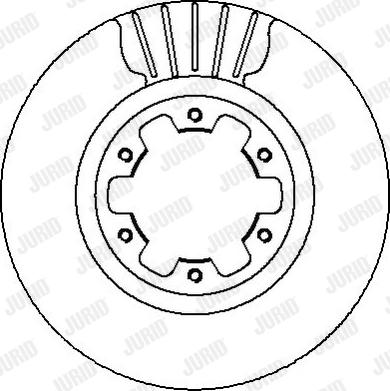 Jurid 562279J - Тормозной диск autospares.lv