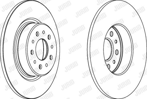 Jurid 562275J - Тормозной диск autospares.lv