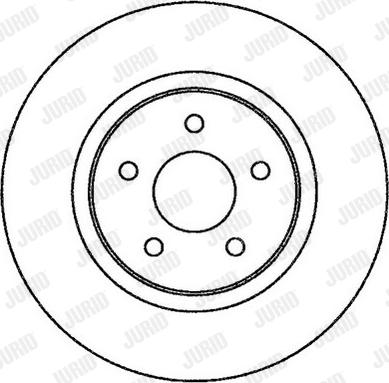 Jurid 562270JC-1 - Тормозной диск autospares.lv