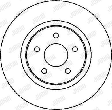 Jurid 562270J - Тормозной диск autospares.lv