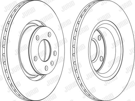 Jurid 562271JC - Тормозной диск autospares.lv