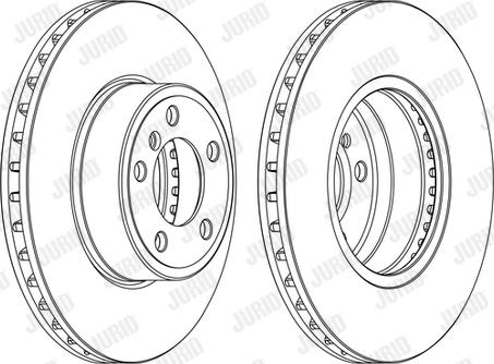 Jurid 562272JC-1 - Тормозной диск autospares.lv