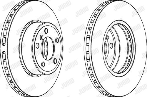 Jurid 562272JC - Тормозной диск autospares.lv