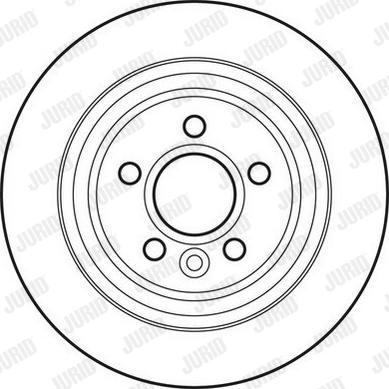 Jurid 562741JC-1 - Тормозной диск autospares.lv