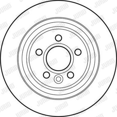 Jurid 562741JC - Тормозной диск autospares.lv