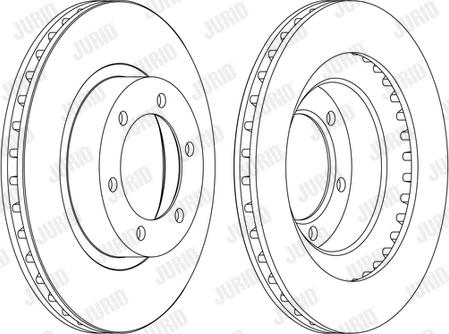 Jurid 562743JC-1 - Тормозной диск autospares.lv