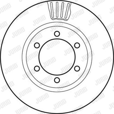 Jurid 562743JC - Тормозной диск autospares.lv