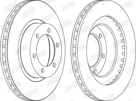 Jurid 562743JC - Тормозной диск autospares.lv