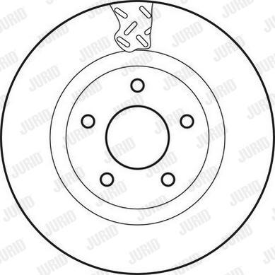 Jurid 562769JC - Тормозной диск autospares.lv