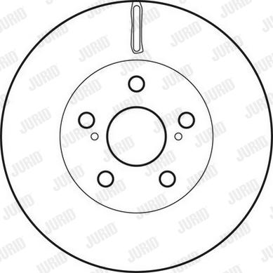 Jurid 562766JC-1 - Тормозной диск autospares.lv