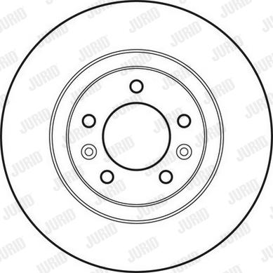 Jurid 562762JC-1 - Тормозной диск autospares.lv