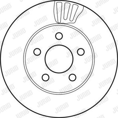 Jurid 562709JC - Тормозной диск autospares.lv