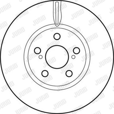 Jurid 562702JC - Тормозной диск autospares.lv