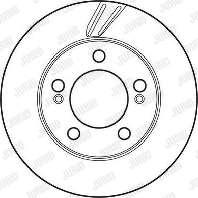 Jurid 562785JC - Тормозной диск autospares.lv